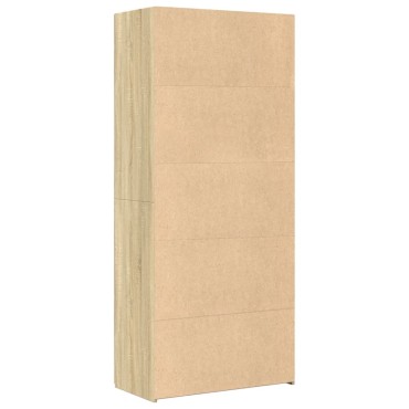 vidaXL Ντουλάπι Sonoma Δρυς 80x42,5x185cm από Επεξεργασμένο Ξύλο 1 τεμ.