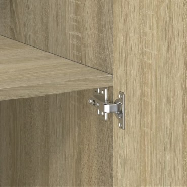 vidaXL Ντουλάπι Sonoma Δρυς 80x42,5x185cm από Επεξεργασμένο Ξύλο 1 τεμ.