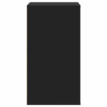 vidaXL Συρταριέρα Γωνιακή Μαύρη 60x41x76cm από Επεξεργασμένο Ξύλο 1 τεμ.