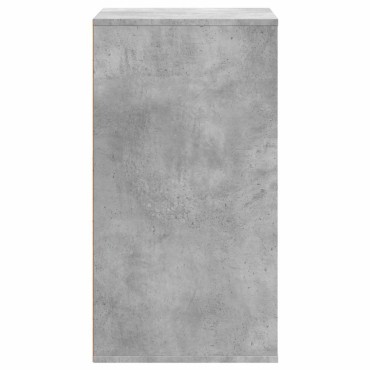 vidaXL Συρταριέρα Γκρι Σκυροδέματος 60x41x76cm Επεξεργ. Ξύλο 1 τεμ.