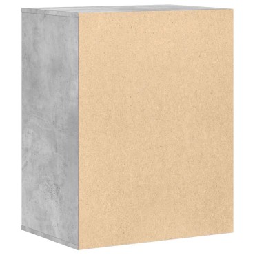 vidaXL Συρταριέρα Γκρι Σκυροδέματος 60x41x76cm Επεξεργ. Ξύλο 1 τεμ.