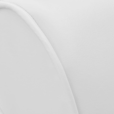 vidaXL Ανάκλιντρο Λευκό από Συνθετικό Δέρμα 104x51x69,5cm 1 τεμ.