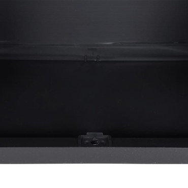 vidaXL Ντουλάπι Αποθ. Εξ. Χώρου Μαύρο 65x37x85cm Πολυπροπυλένιο 1 τεμ.