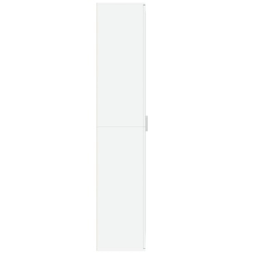 vidaXL Ντουλάπι Λευκό 70x35x180cm από Επεξεργασμένο Ξύλο 1 τεμ.
