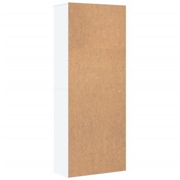 vidaXL Ντουλάπι Λευκό 70x35x180cm από Επεξεργασμένο Ξύλο 1 τεμ.