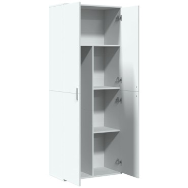 vidaXL Ντουλάπι Λευκό 70x35x180cm από Επεξεργασμένο Ξύλο 1 τεμ.