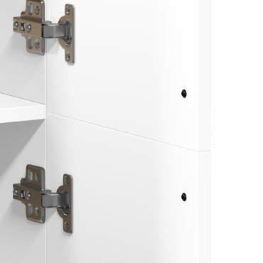 vidaXL Ντουλάπι Λευκό 70x35x180cm από Επεξεργασμένο Ξύλο 1 τεμ.