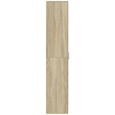 vidaXL Ντουλάπι Sonoma Δρυς 70x35x180cm από Επεξεργασμένο Ξύλο 1 τεμ.