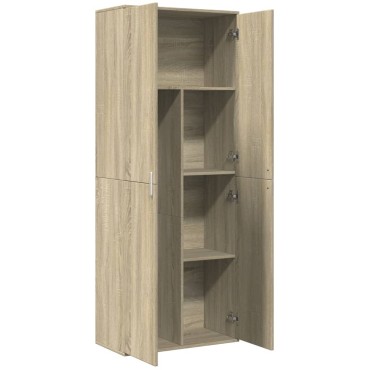 vidaXL Ντουλάπι Sonoma Δρυς 70x35x180cm από Επεξεργασμένο Ξύλο 1 τεμ.