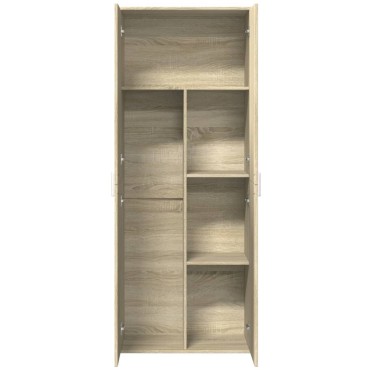 vidaXL Ντουλάπι Sonoma Δρυς 70x35x180cm από Επεξεργασμένο Ξύλο 1 τεμ.