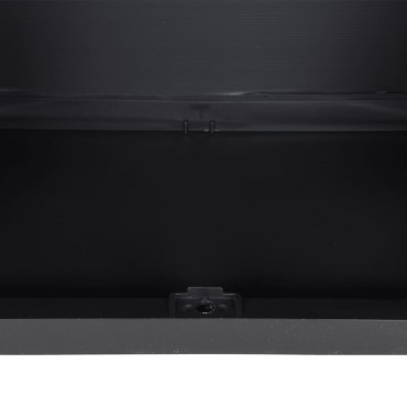 vidaXL Ντουλάπι Αποθ. Εξ. Χώρου Γκρι/Μαύρο 65x37x85cm Πολυπροπυλένιο 1 τεμ.