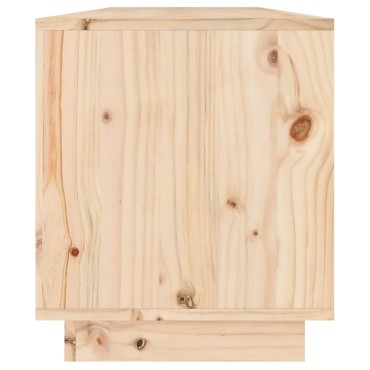 vidaXL Έπιπλο Τηλεόρασης 110,5x34x40cm από Μασίφ Ξύλο Πεύκου