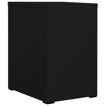 vidaXL Αρχειοθήκη Μαύρη 46x62x72,5cm από Ατσάλι 1 τεμ.