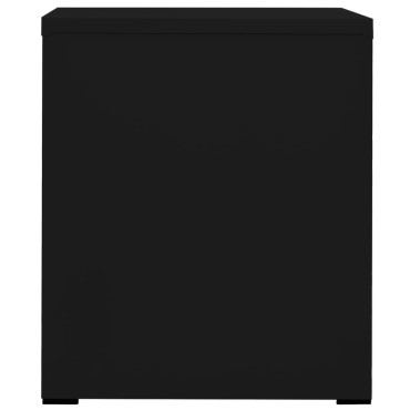 vidaXL Αρχειοθήκη Μαύρη 46x62x72,5cm από Ατσάλι 1 τεμ.