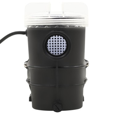 vidaXL Αντλία Πισίνας με Χρονοδιακόπτη Μαύρη 0,25 HP 8000 Λίτρα / Ώρα