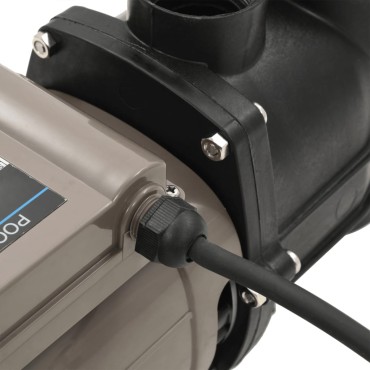 vidaXL Αντλία Πισίνας με Χρονοδιακόπτη Μαύρη 0,25 HP 8000 Λίτρα / Ώρα