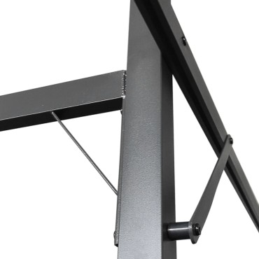 vidaXL Πέργκολα με Πτυσσόμενη Οροφή Ανθρακί 589 x 292 x 230 εκ.
