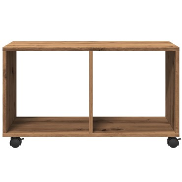 vidaXL Ντουλάπι Τροχήλατο Αρτισιανή Δρυς 72x33x42,5cm Επεξ. Ξύλο 1 τεμ.