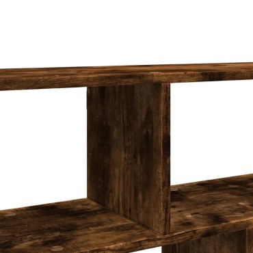 vidaXL Ραφιέρα Τοίχου Καπνιστή Δρυς 100x25x50cm Επεξεργασμένο Ξύλο 1 τεμ.