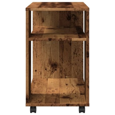 vidaXL Βοηθητικό Τραπέζι με Ρόδες 70x35x60cm Επεξεργ. Ξύλο 1 τεμ.