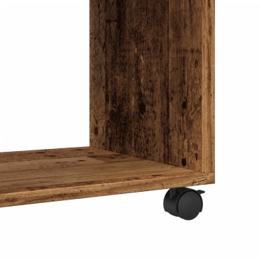 vidaXL Βοηθητικό Τραπέζι με Ρόδες 70x35x60cm Επεξεργ. Ξύλο 1 τεμ.