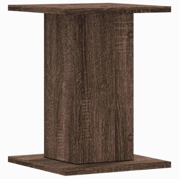 vidaXL Βάσεις Φυτών 2 Τεμ. Καφέ Δρυς 30x30x40 εκ. Επεξεργασμένο Ξύλο