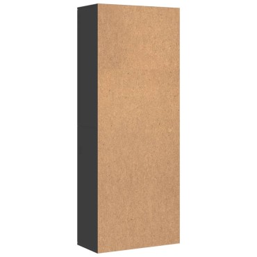 vidaXL Ντουλάπι Μαύρο 70x35x180cm από Επεξεργασμένο Ξύλο 1 τεμ.
