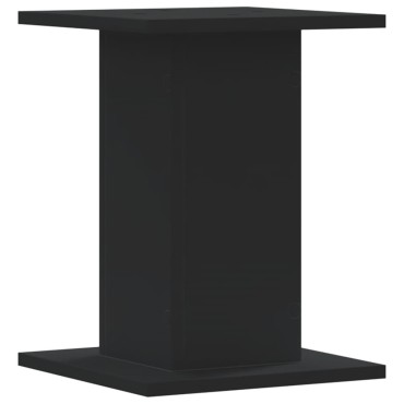vidaXL Βάσεις Φυτών 2 τεμ. Μαύρες 30x30x40 εκ. από Επεξεργασμένο Ξύλο