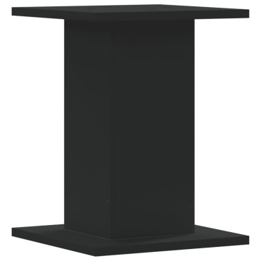 vidaXL Βάσεις Φυτών 2 τεμ. Μαύρες 30x30x40 εκ. από Επεξεργασμένο Ξύλο