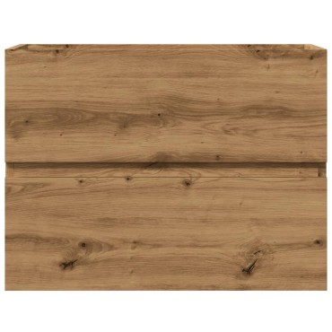 vidaXL Ντουλάπι Μπάνιου Αρτισιανή Δρυς 60x38,5x45cm Επεξ. Ξύλο