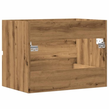 vidaXL Ντουλάπι Μπάνιου Αρτισιανή Δρυς 60x38,5x45cm Επεξ. Ξύλο
