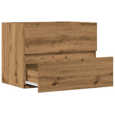 vidaXL Ντουλάπι Μπάνιου Αρτισιανή Δρυς 60x38,5x45cm Επεξ. Ξύλο