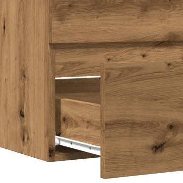 vidaXL Ντουλάπι Μπάνιου Αρτισιανή Δρυς 60x38,5x45cm Επεξ. Ξύλο