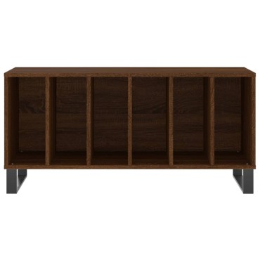 vidaXL Έπιπλο Δίσκων Καφέ Δρυς 100x38x48cm από Επεξεργασμένο Ξύλο 1 τεμ.