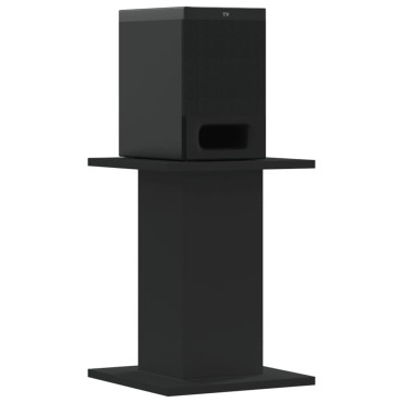 vidaXL Βάσεις Ηχείων 2 Τεμ. Μαύρες 30x30x40 εκ. Επεξ. Ξύλο
