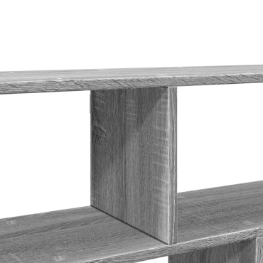 vidaXL Ραφιέρα Τοίχου Γκρι Sonoma 100x25x50cm Επεξεργασμένο Ξύλο 1 τεμ.
