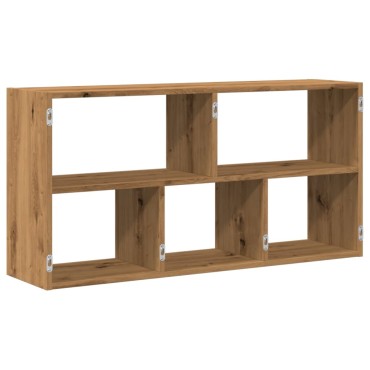 vidaXL Ράφι Τοίχου Αρτισιανή Δρυς 100x25x50cm από Επεξεργασμένο Ξύλο 1 τεμ.