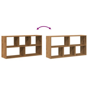 vidaXL Ράφι Τοίχου Αρτισιανή Δρυς 100x25x50cm από Επεξεργασμένο Ξύλο 1 τεμ.