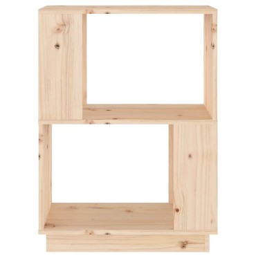 vidaXL Βιβλιοθήκη/Διαχωριστικό Χώρου 51x25x70cm Μασίφ Ξύλο Πεύκου 1 τεμ.