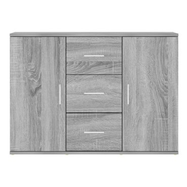 vidaXL Ντουλάπι Γκρι Sonoma 91x29,5x65cm από Επεξεργασμένο Ξύλο 1 τεμ.
