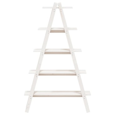 vidaXL Ραφιέρα 5 Επιπέδων Σχήμα Α 110x40x180,5cm Μασίφ Ξύλο Πεύκου 1 τεμ.