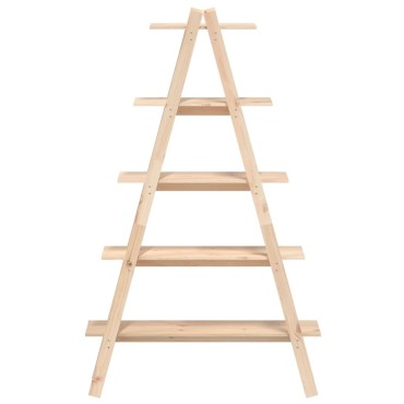vidaXL Ραφιέρα 5 Επιπέδων Σχήμα Α 110x40x180,5cm Μασίφ Ξύλο Πεύκου 1 τεμ.