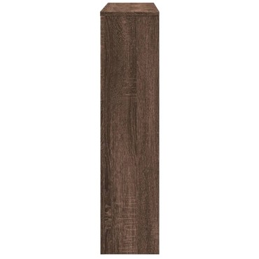 vidaXL Κάλυμμα Καλοριφέρ Καφέ Δρυς 149x20x82 εκ. Επεξεργασμένο Ξύλο