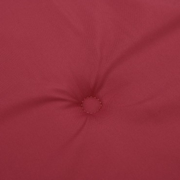 vidaXL Μαξιλάρια Καρέκλας Κήπου 4τεμ Μπορντό 50x50x3cm Oxford Ύφασμα