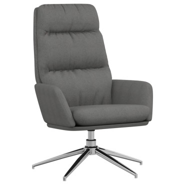 vidaXL Πολυθρόνα Relax Ανοιχτό Γκρι Υφασμάτινη 70x77x98cm 1 τεμ.