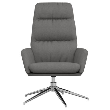 vidaXL Πολυθρόνα Relax Ανοιχτό Γκρι Υφασμάτινη 70x77x98cm 1 τεμ.