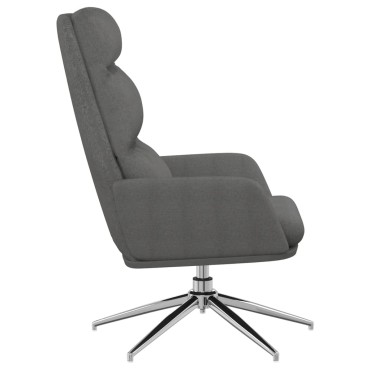 vidaXL Πολυθρόνα Relax Ανοιχτό Γκρι Υφασμάτινη 70x77x98cm 1 τεμ.