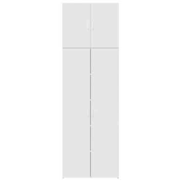 vidaXL Ντουλάπι Λευκό 80x42,5x249cm από Επεξεργασμένο Ξύλο 1 τεμ.