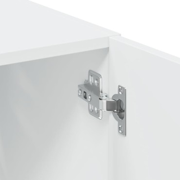vidaXL Ντουλάπι Λευκό 80x42,5x249cm από Επεξεργασμένο Ξύλο 1 τεμ.