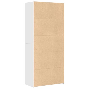 vidaXL Ντουλάπι Λευκό 80x42,5x185cm από Επεξεργασμένο Ξύλο 1 τεμ.